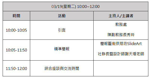 議程