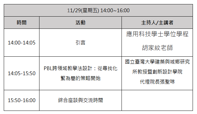 議程
