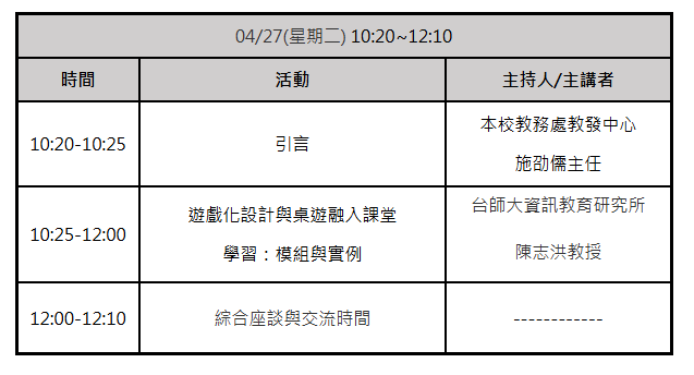 議程