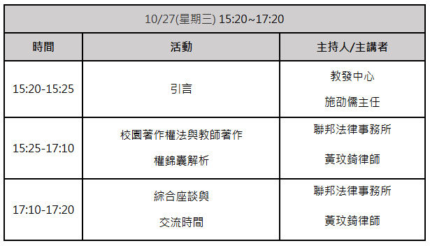 議程