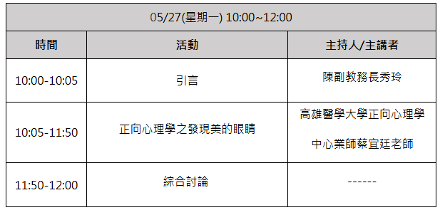 議程