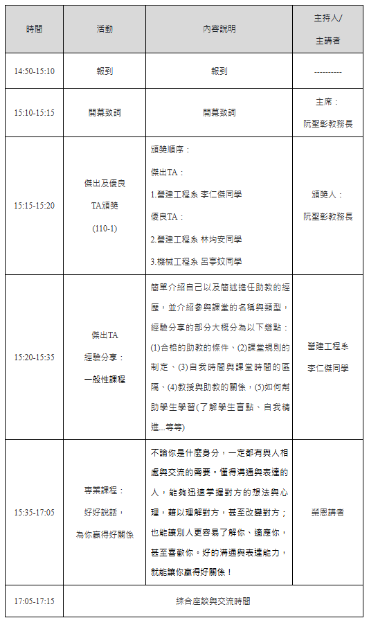 議程