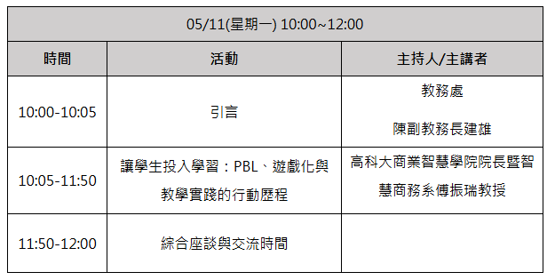 議程